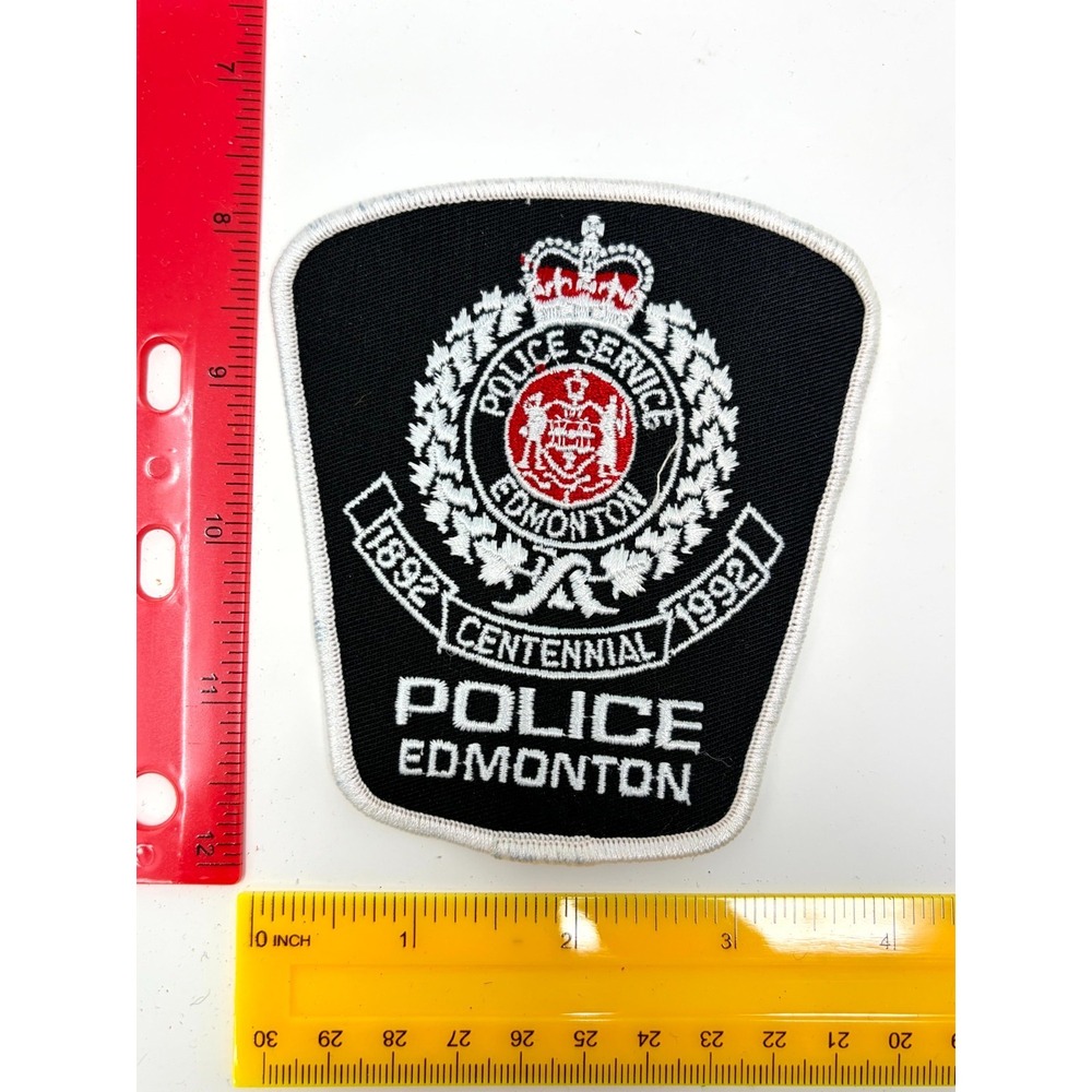 1992 Edmonton Alberta AB Canada Police Department Embroidered Patch